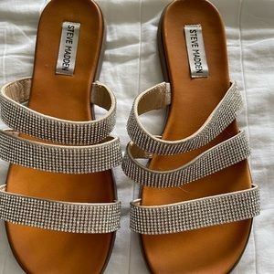 Sparkly Steve Madden Flip Flops